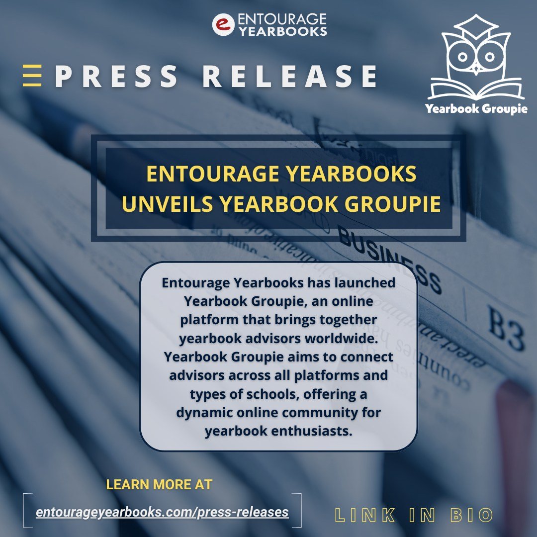 Entourage officially announces Yearbook Groupie. The article introduces all the efficient resources the community can provide. Join Yearbook Groupie today! Link in bio.