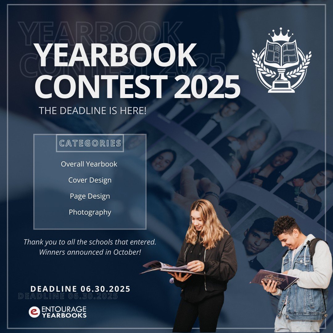 Entries are in! Thanks to every school that participated in our yearbook contest. Stay tuned&mdash;winners will be announced in October!