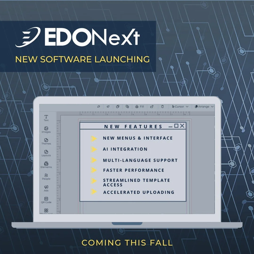 Meet the future of yearbook design. Entourage&rsquo;s newest designer, EDONext, is coming this fall to make your creative process faster and better than ever.