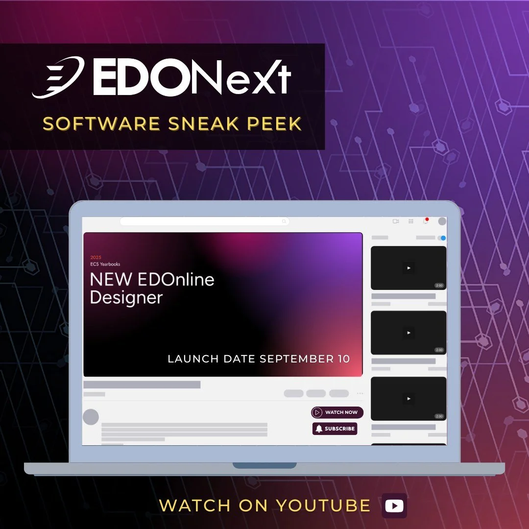 Big News! Entourage is launching the next generation of yearbook design software on September 10th! Get ready for a game-changing, user-friendly, and feature-packed platform built to supercharge your creativity. 

Want a first look? Check out the exc