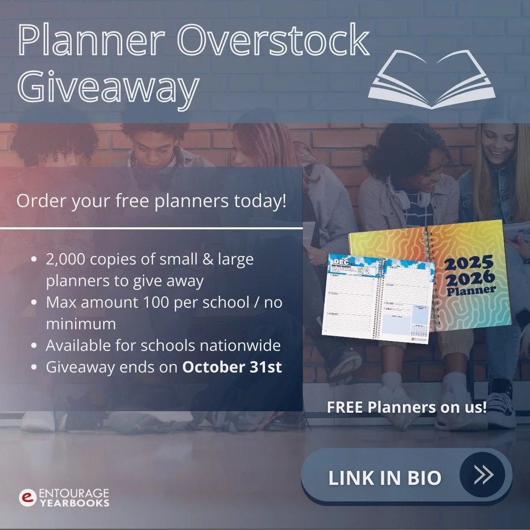 Don&rsquo;t miss out! Entourage has FREE planners for students and faculty! Claim your order now through the link in our bio, or visit https://bit.ly/4mCeUK9