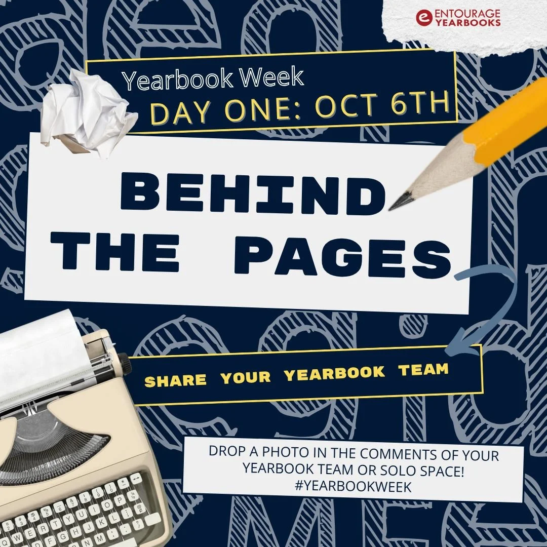 Welcome to Day One of our Yearbook Week challenge! Today, we share the teams and solo advisors behind the pages. Drop a photo in the comments or tag us in your post for one entry to win the grand prize, a $300 Amazon gift card for school supplies. #y