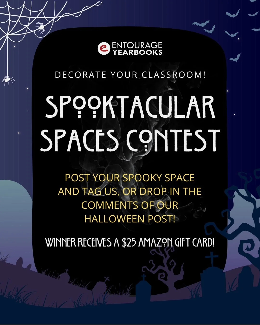 The Entourage team is getting ready for Halloween with a desk decorating contest at our headquarters&mdash;and we want our advisors to join the fun! Share your spooky space by tagging us in your post or by commenting with a photo on our Halloween pos