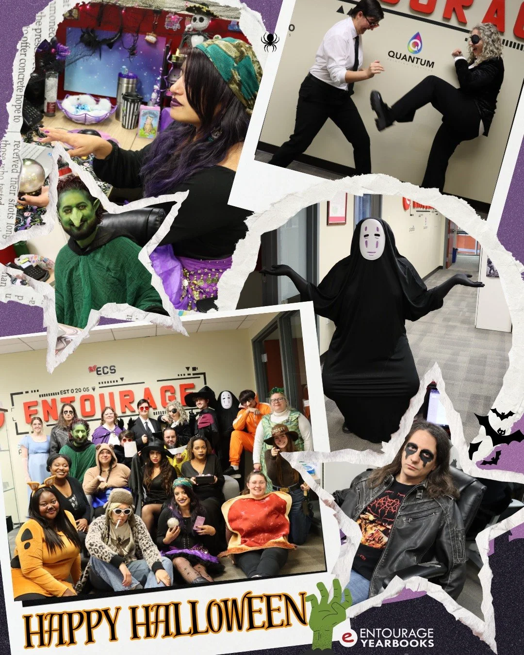 The Entourage team wishes you all a Happy Halloween! Don't forget to share your spooky spaces and costumes! 🎃🕸️🦇