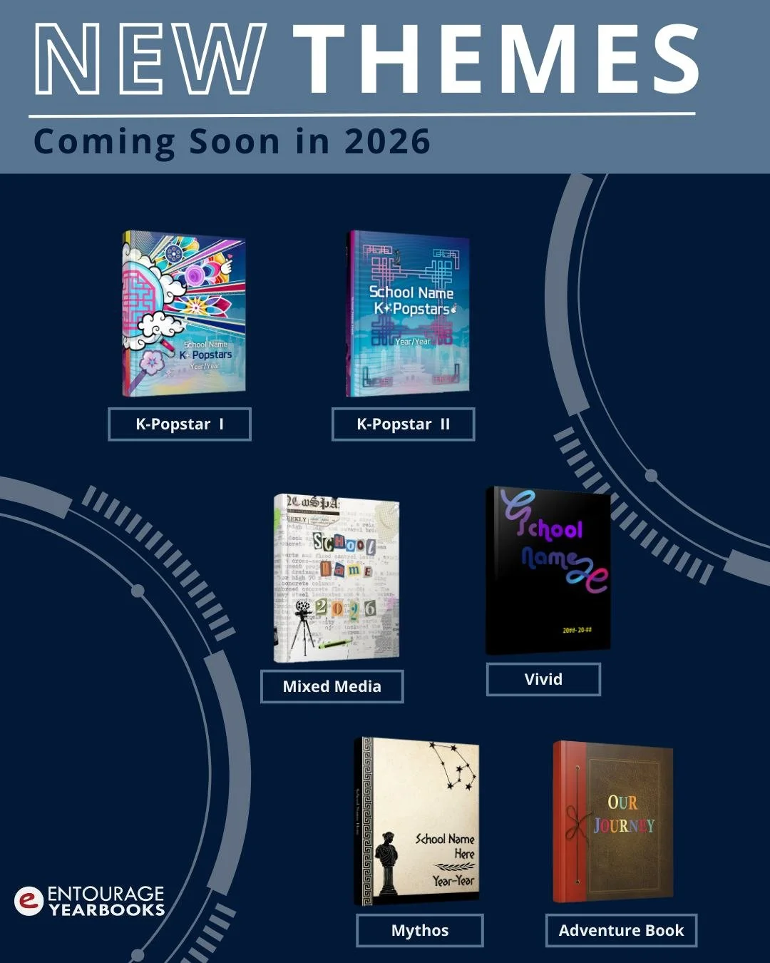 Entourage is excited to introduce brand-new themes arriving in 2026. Stay tuned for our most inspired and creative themes yet.