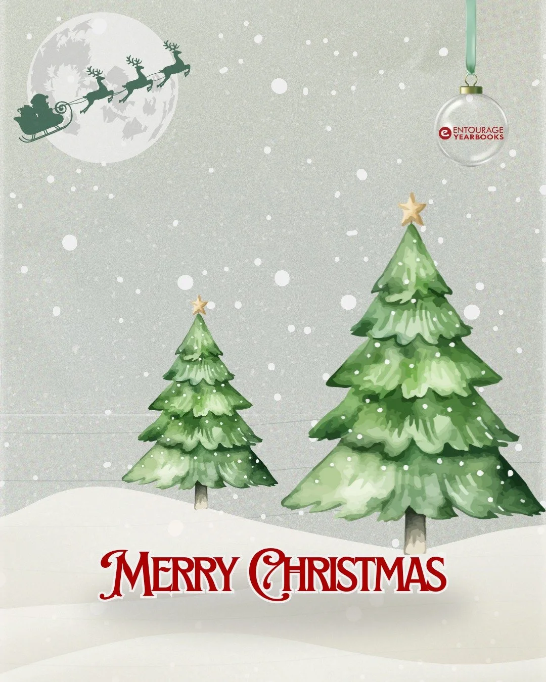 Merry Christmas from Entourage Yearbooks!
Wishing you a joyful holiday filled with warmth, celebration, and moments worth remembering.