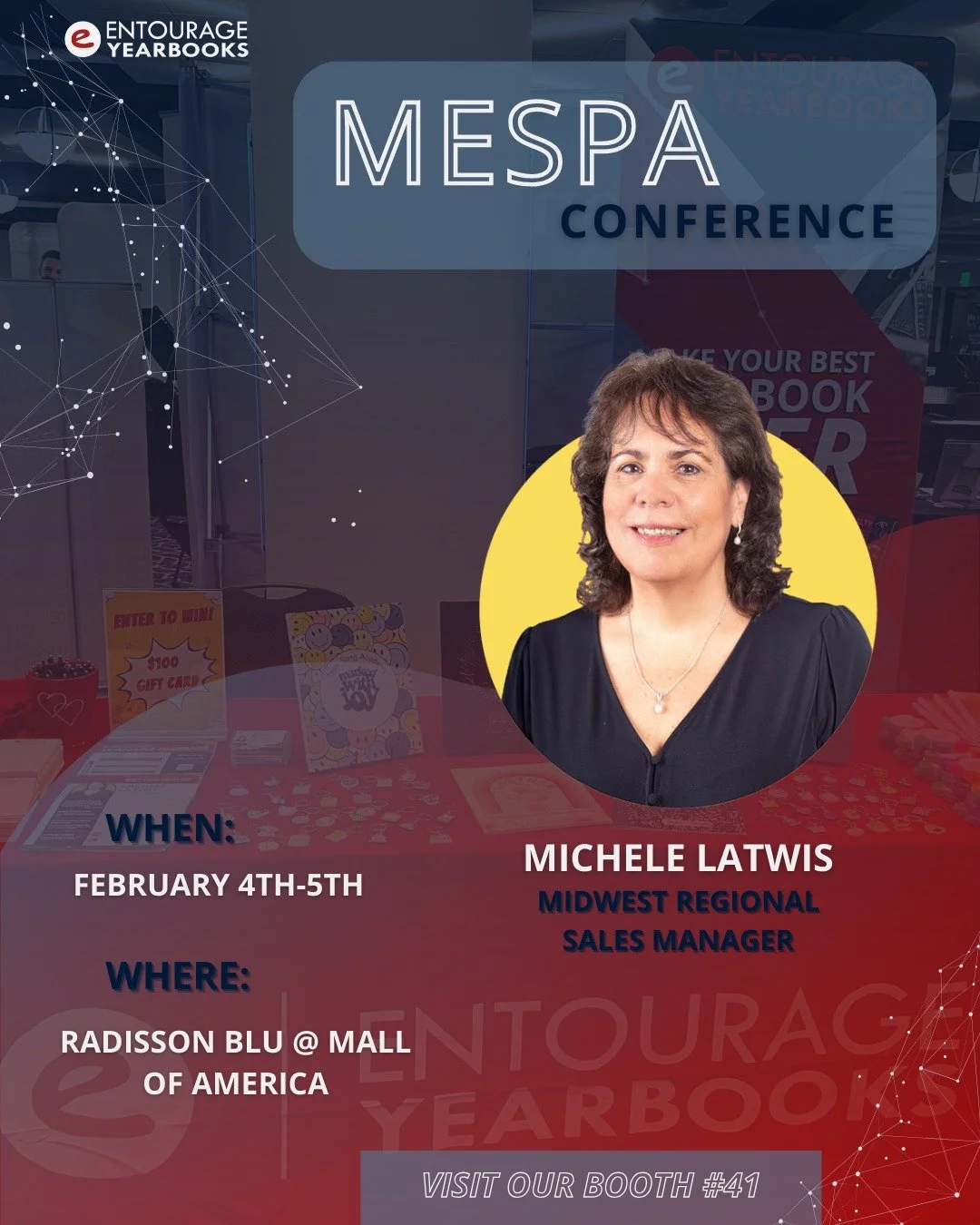 Join us at the MESPA Conference in Bloomington, MN! Our Midwest Regional Sales Manager, Michele Latwis, is there to talk all things yearbook. Visit our booth!
