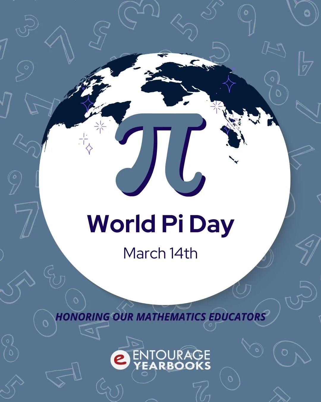 Happy Pi Day from Entourage Yearbooks! 🥧📐
Today we celebrate the beauty of math and give a special shoutout to the incredible math educators who inspire students every day.