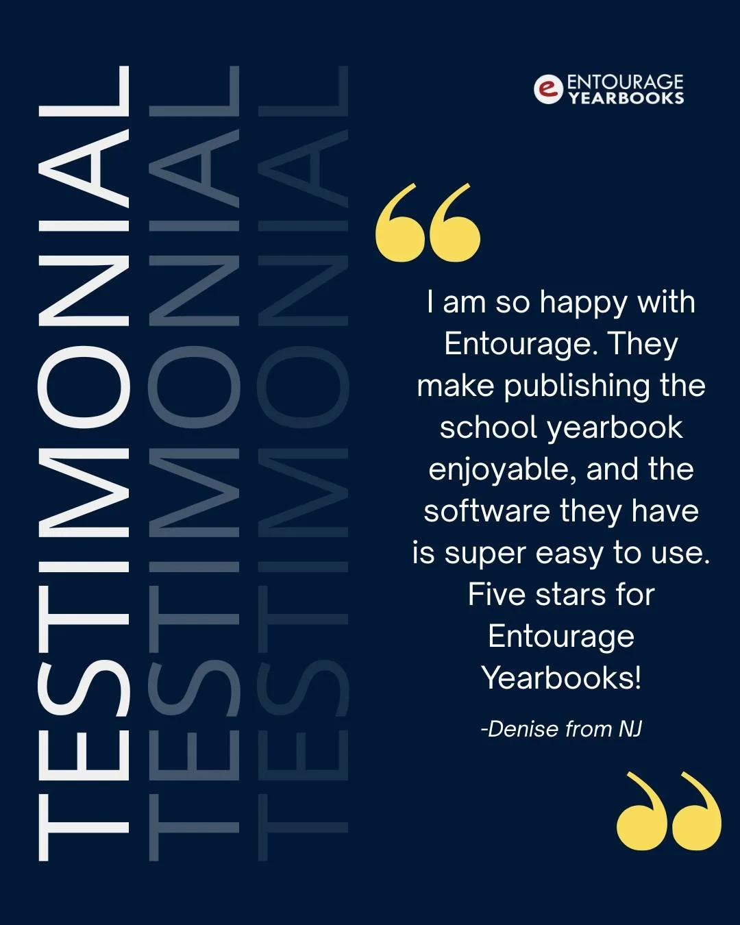 Happy Testimonial Tuesday! We&rsquo;re grateful for our customers&rsquo; feedback and excited to spotlight their experiences with Entourage.