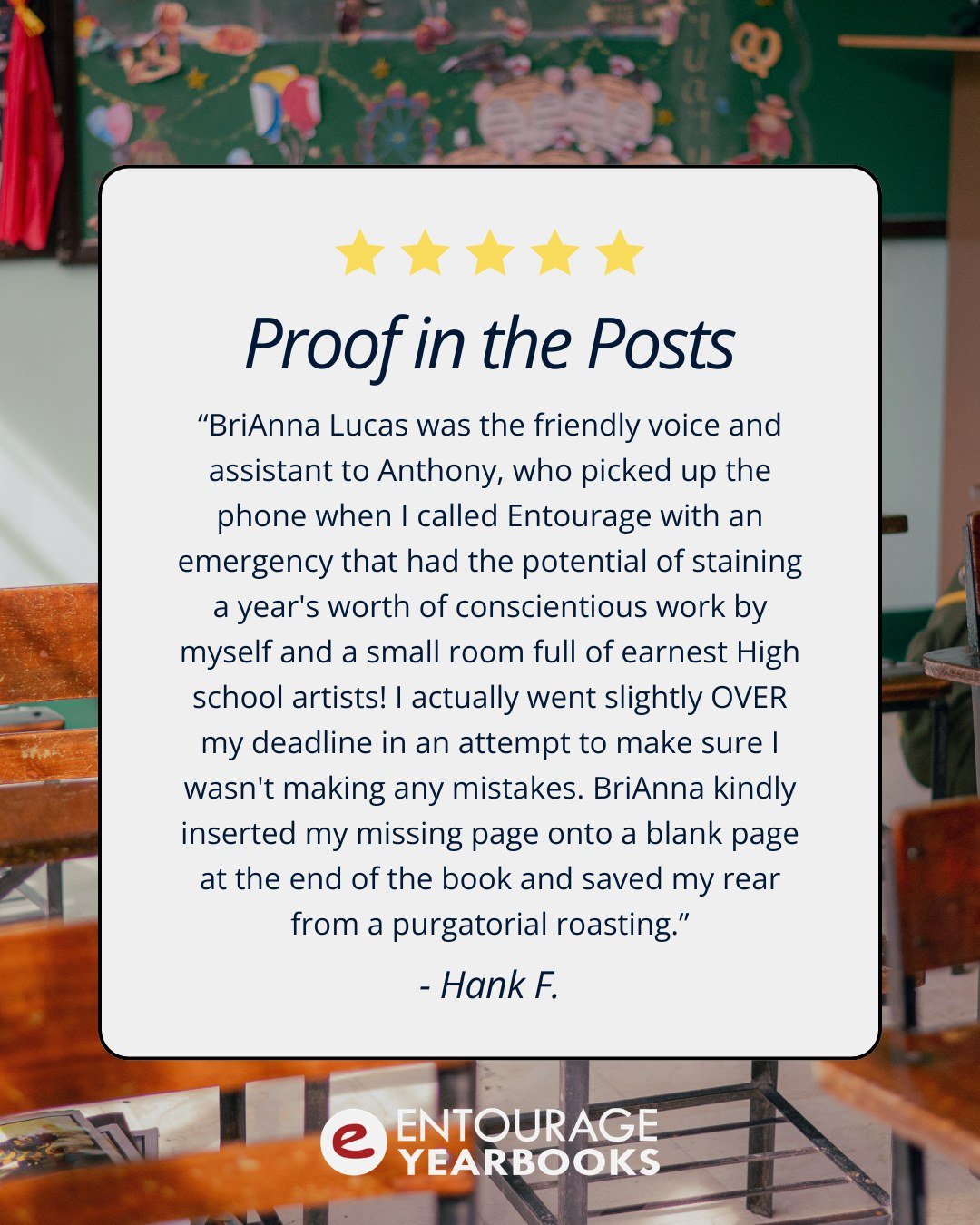 For this Testimonial Tuesday, we're sharing the love for our amazing Account Managers. We love them as much as you do!
.
.
.
.
.
#yearbooks #testimonialtuesday #teamappreciation #behindthescenes #customercare