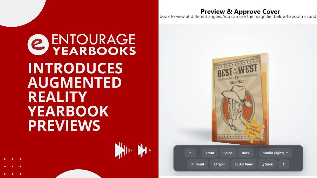 Entourage Yearbooks Introduces Augmented Reality Yearbook Previews