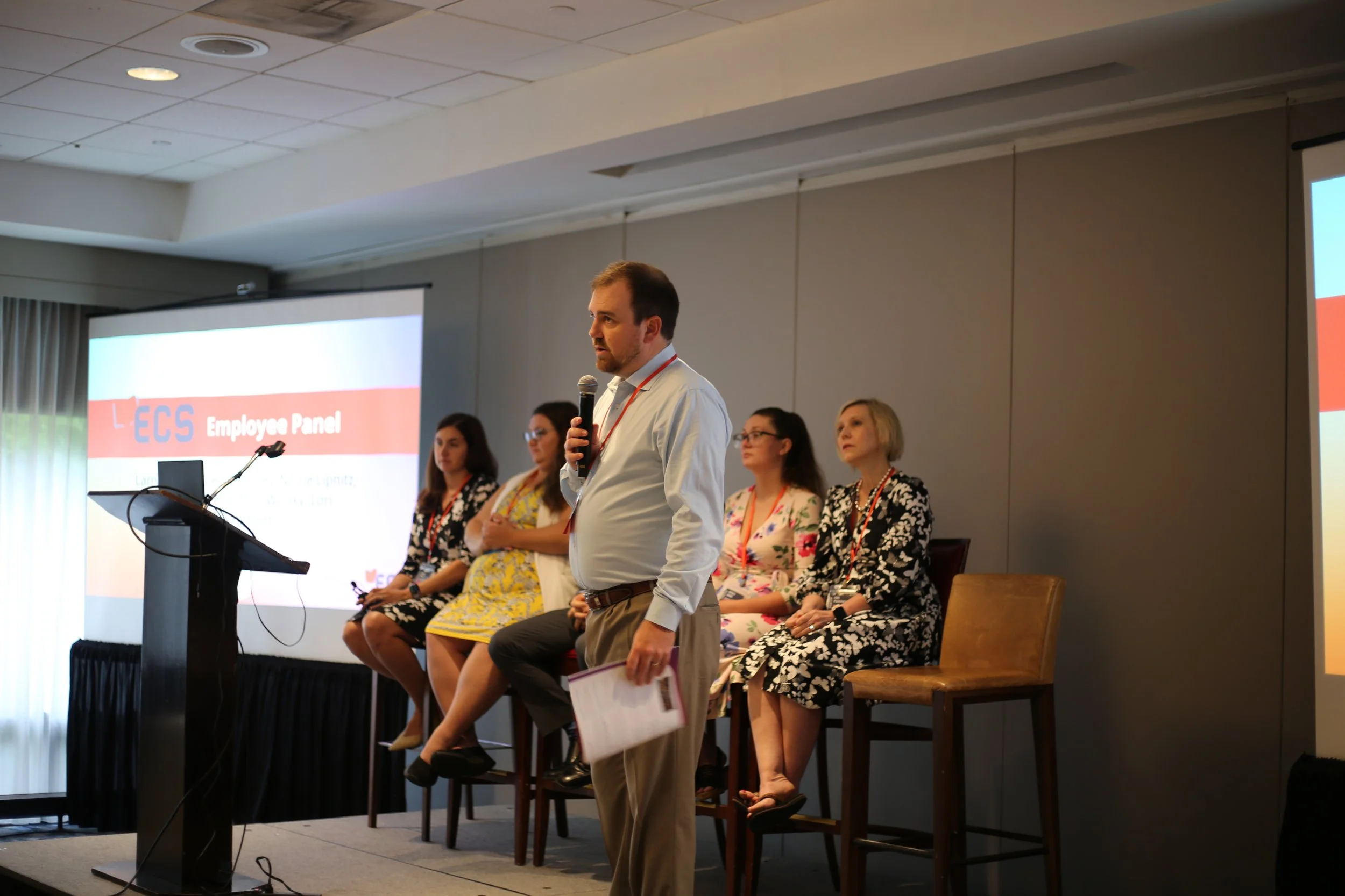 ECS Employee panel at 2024 Conference