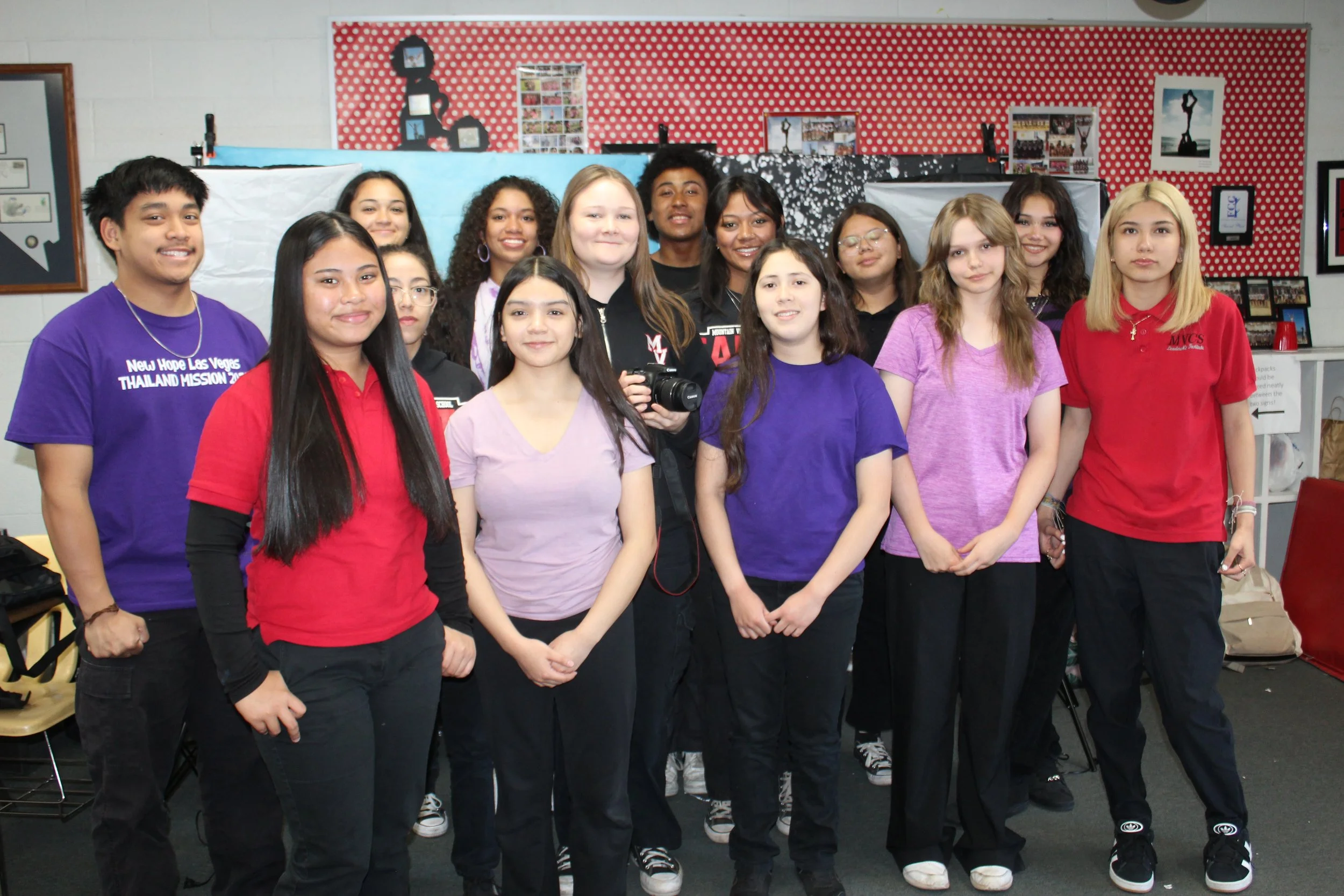 Mountain View Christian School- Yearbook Team