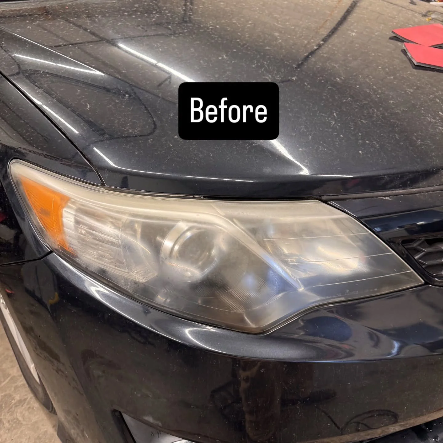 Headlight Restoration is more than looks, its about safety! Making sure you can see going down the road should be a priority! Forget the messy kits with lack luster results and trust the Professionals at Wow Factor! #detailersofinstagram #headlightre