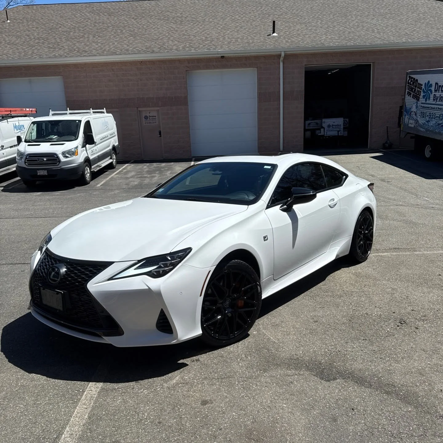 This stunner got a much needed day at the Wow Factor! Interior and Exterior detail to get it in perfect summer cruising condition! #detailersofinstagram #lexus #bostondetailing #cleancar #blackrims