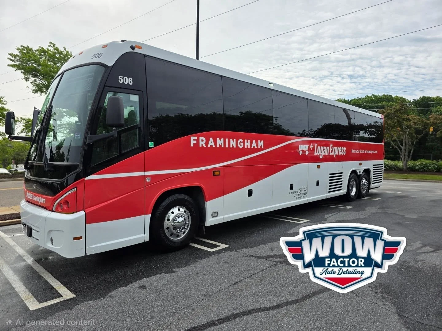 Early morning freshen up for our friends @rideyankeeline and Framingham Logan Express! #detailersofinstagram #fleetservice #mobiledetailing #bostondetailing #boston