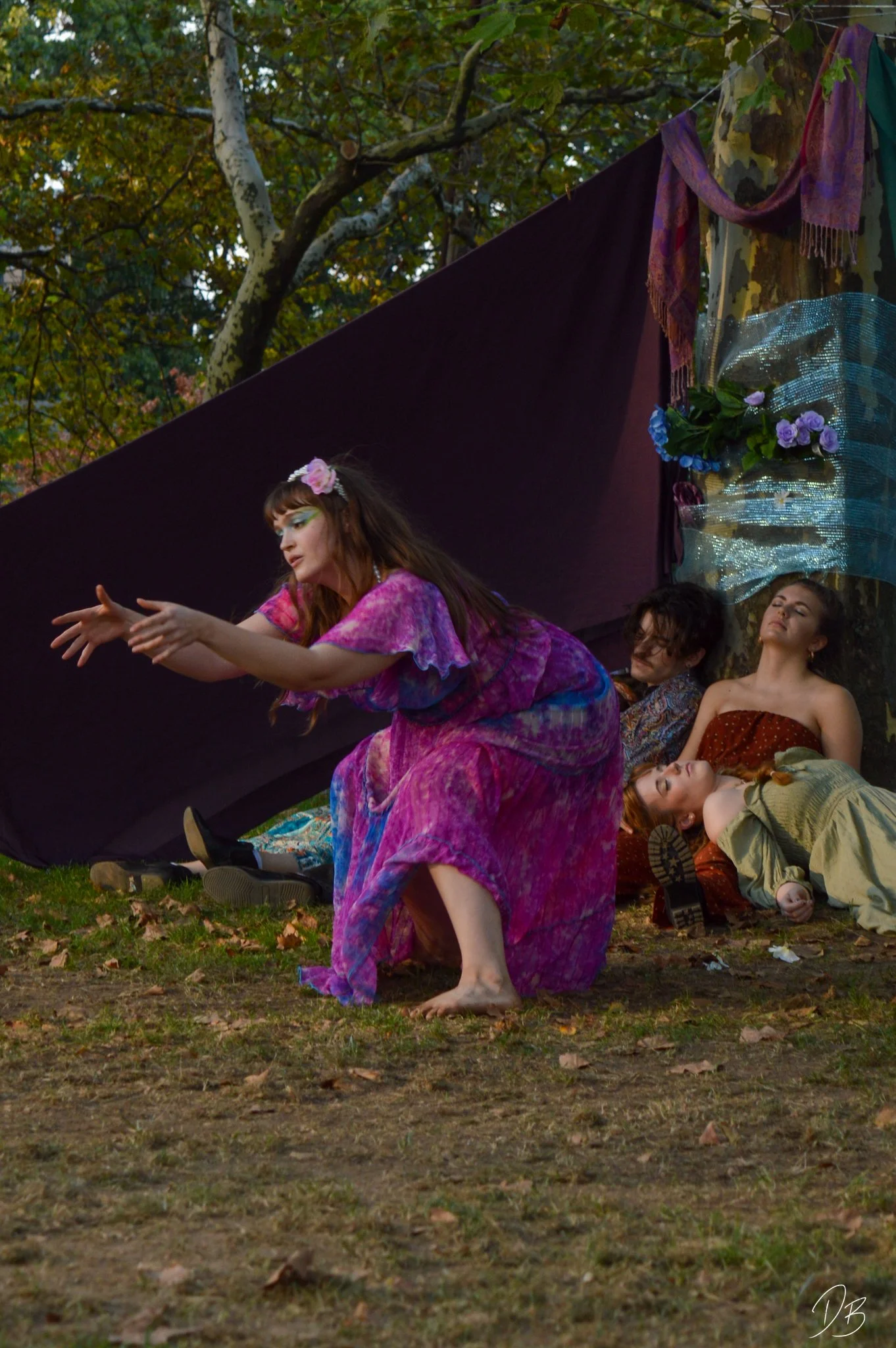 Titania in A Midsummer Night's Dream - Shakespeare on the Oval (Photo by Dillon Burke)