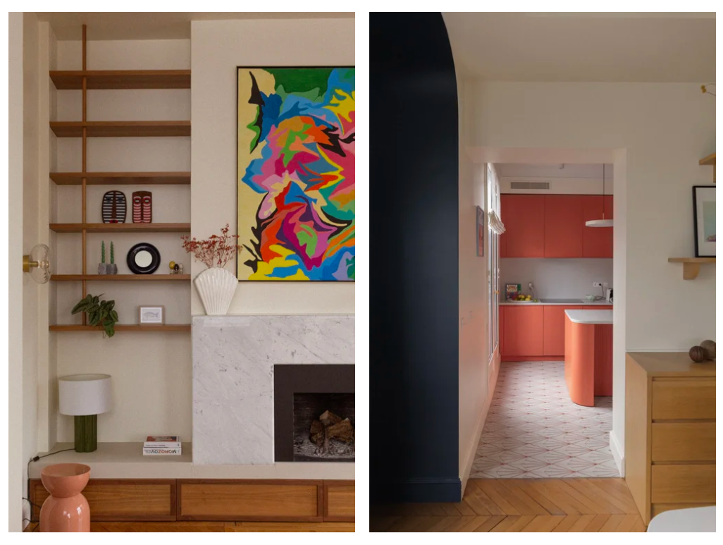 Projet Blanche - appartement en camaïeux de bleus
