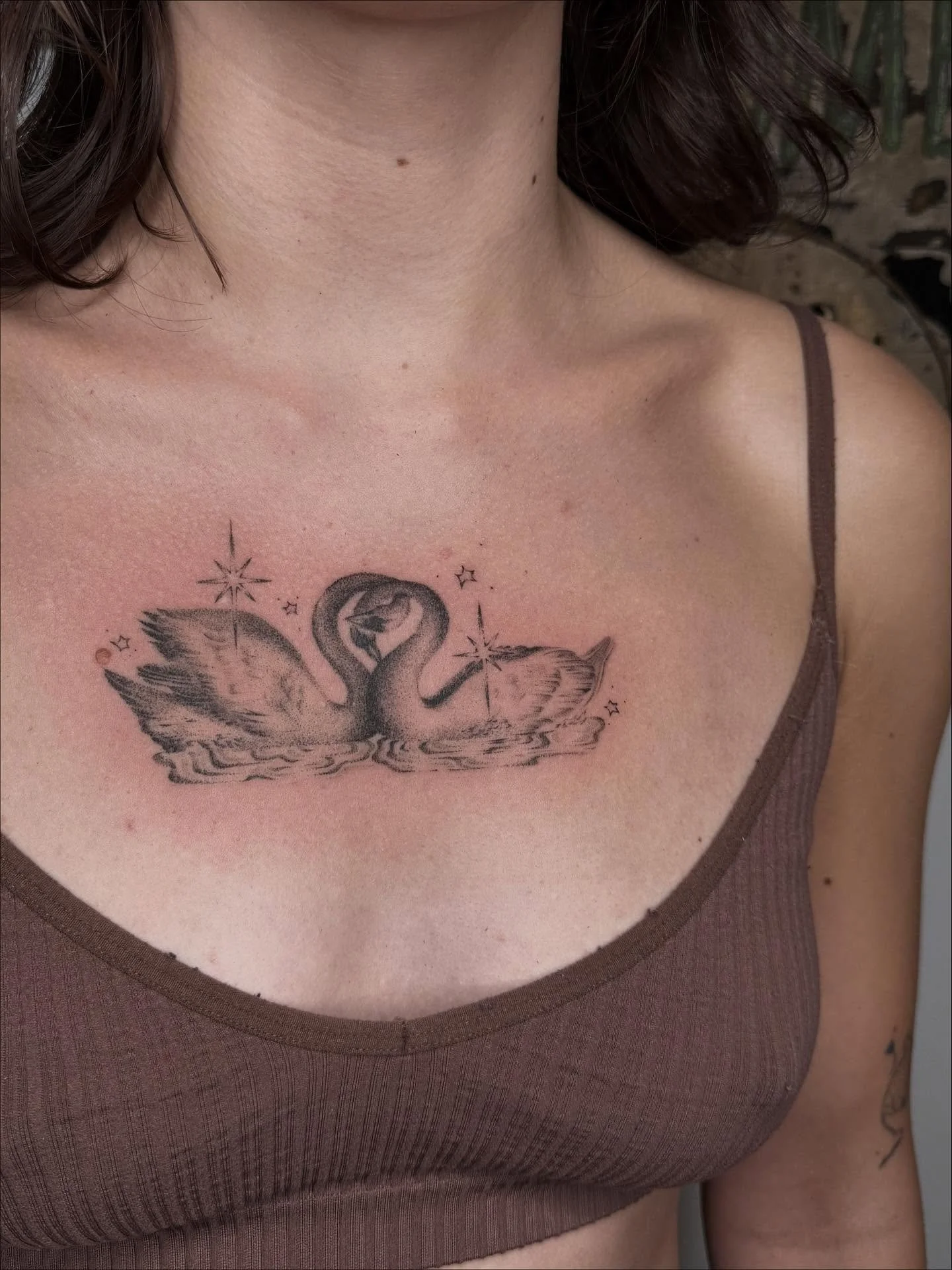 What if we were 2 swans that were in love? 
.
.
Booking some select dates in September, all of October, and November!! 
Maybe NYC will see me in November ;) 
.
.
.
.
#chicagotattoo #nyctattoo #swantattoo #qttr