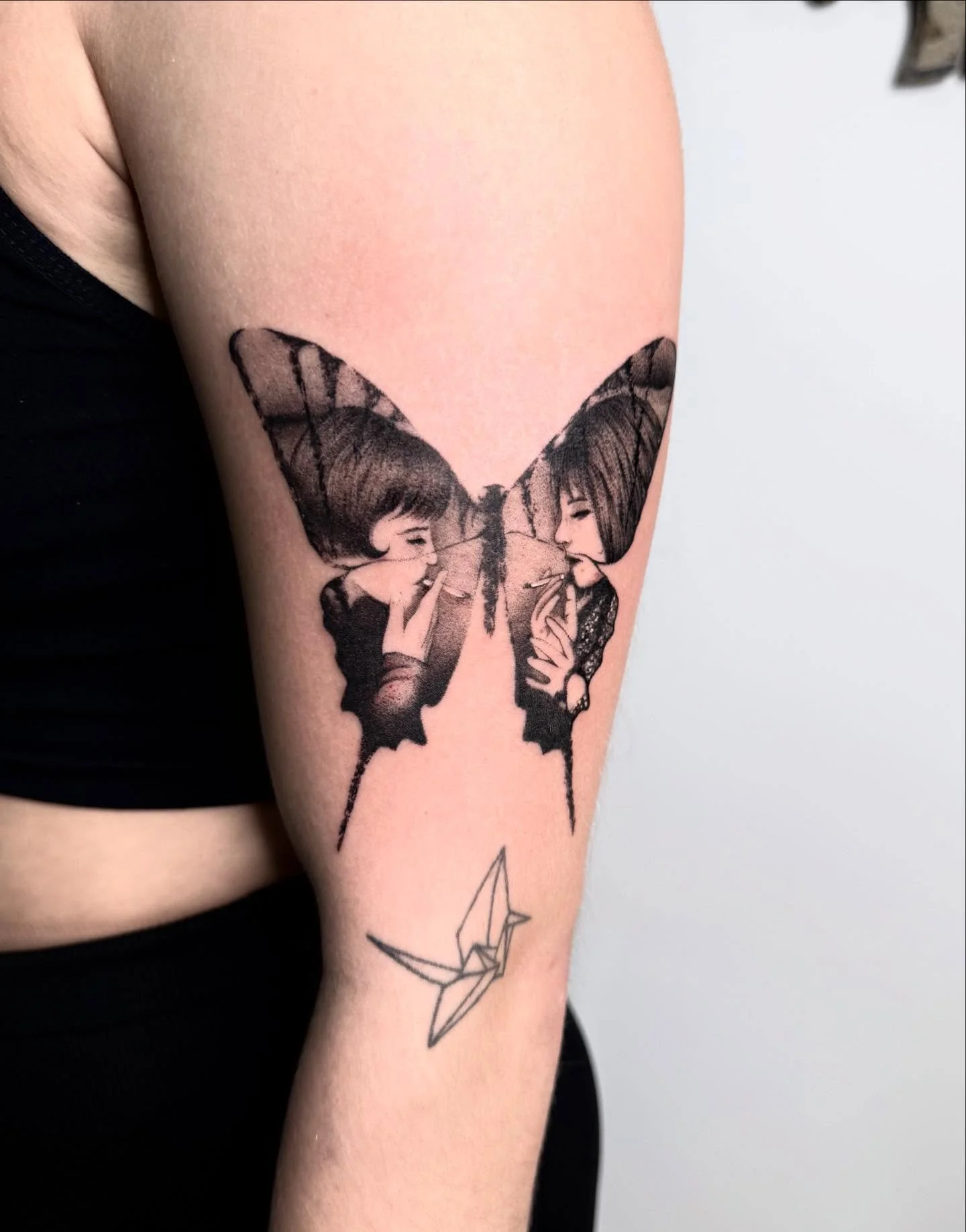 Girls being girls being girls being girl 
:
:
:
Booking Chicago for January, February, and March 
:
:
Booking link in my bio for the easiest booking process in the entire world 
:
:
:
:
#chicagotattoo #qttr #butterflytattoo