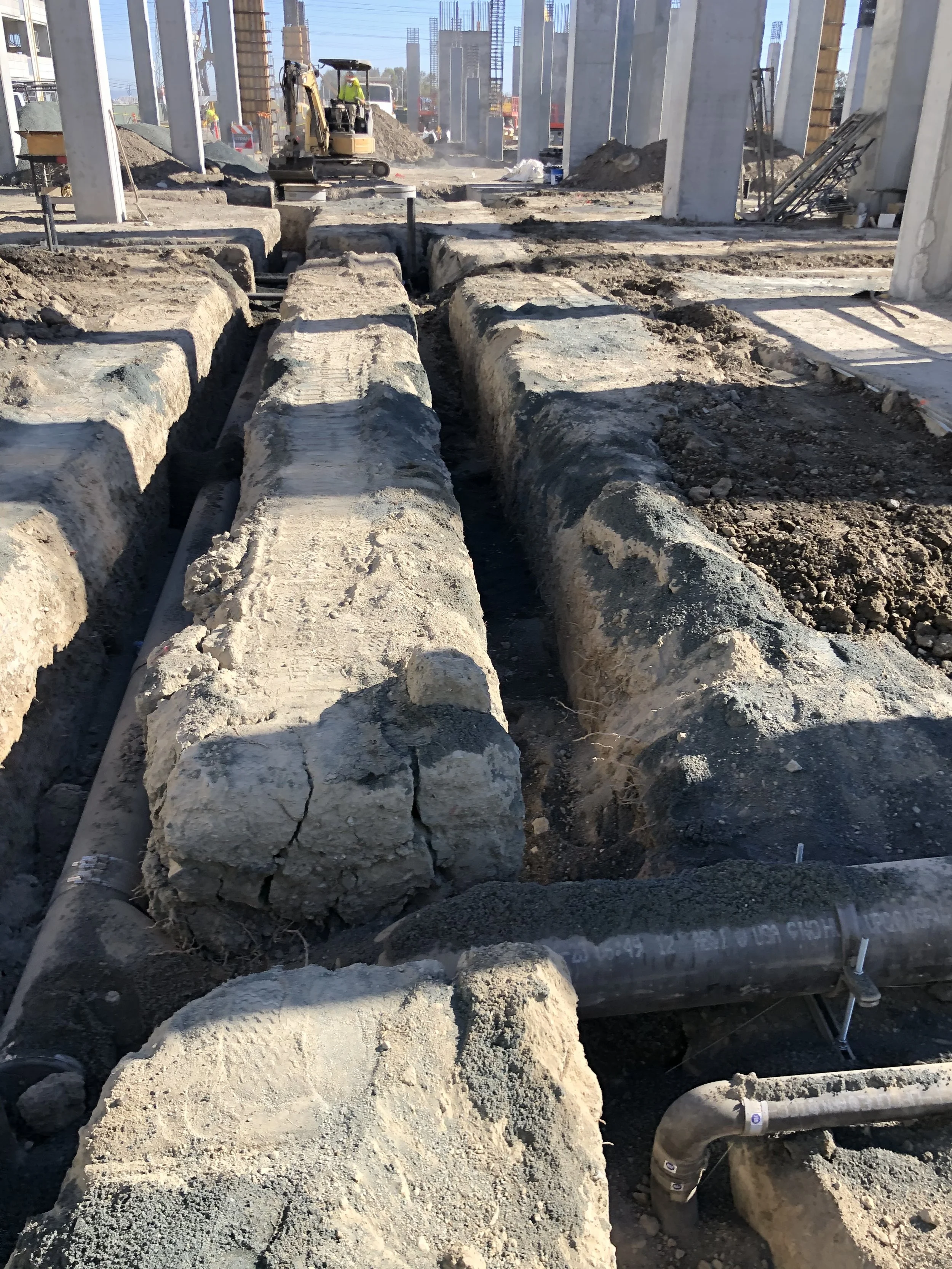 Underground trenches