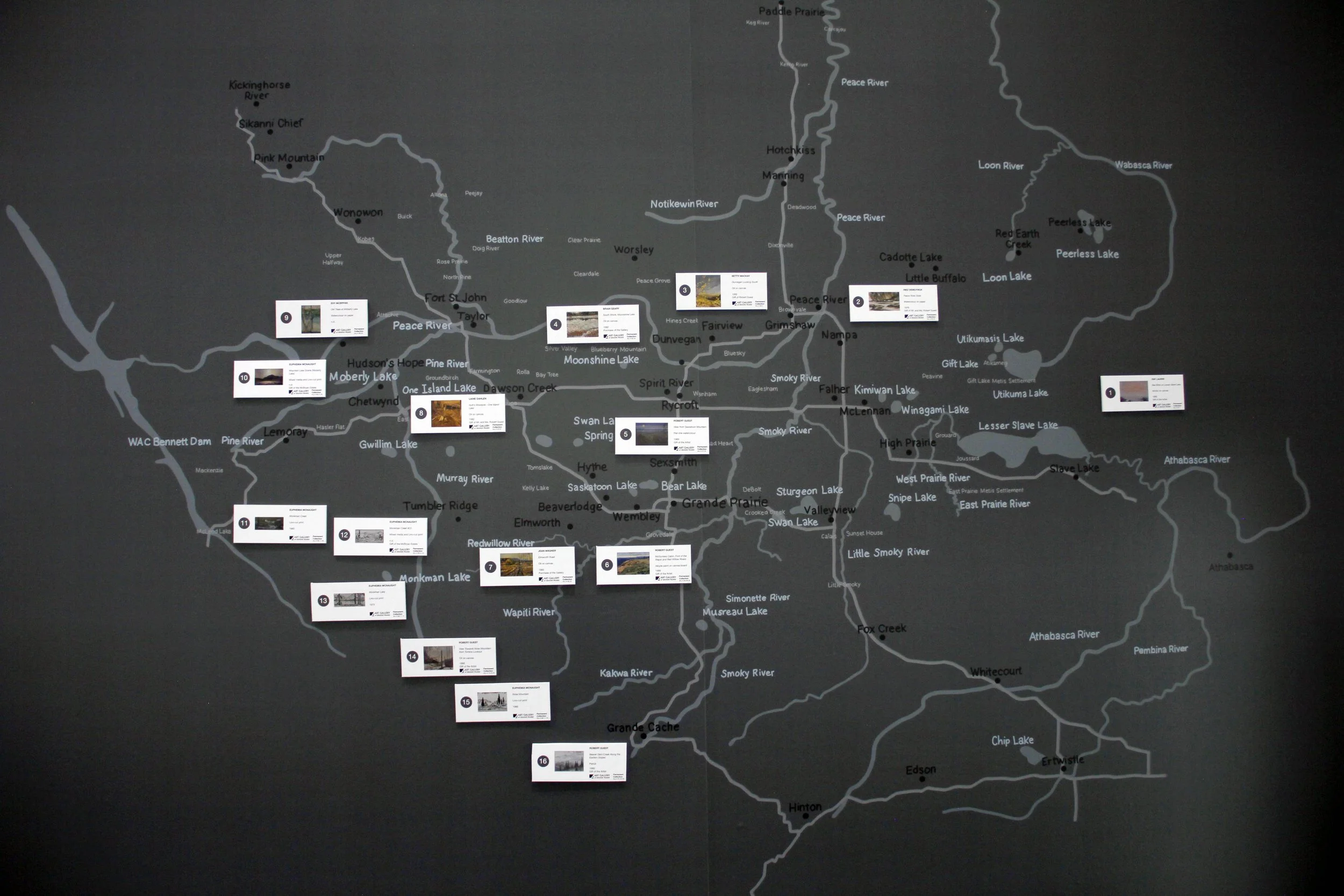 Rest Stops: Mapping out the Permanent Collection