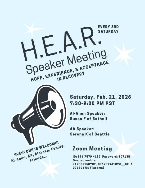 H.E.A.R. Speaker Meeting