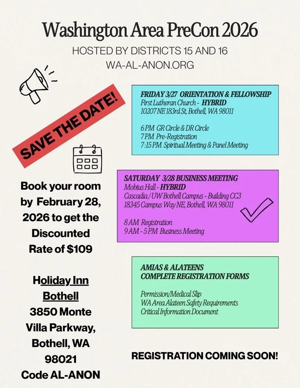 Washington Area PreCon 2026