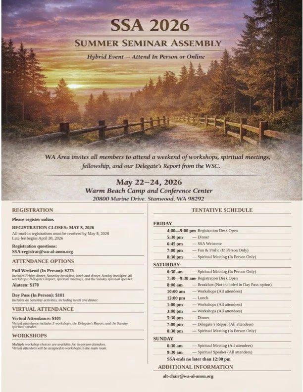 Summer Service Assembly (SSA) 2026