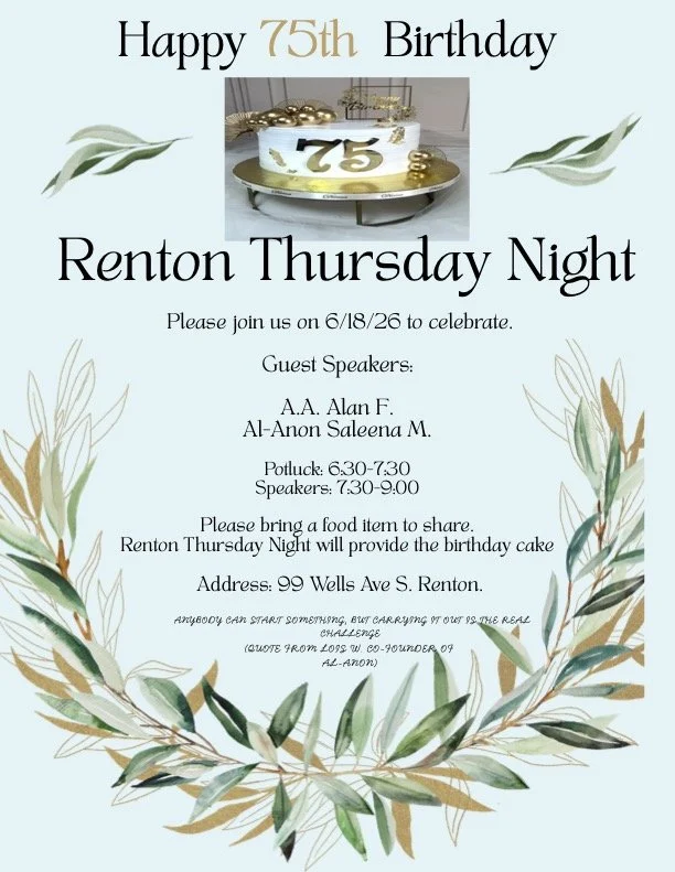 Renton Thursday Night 75th Birthday
