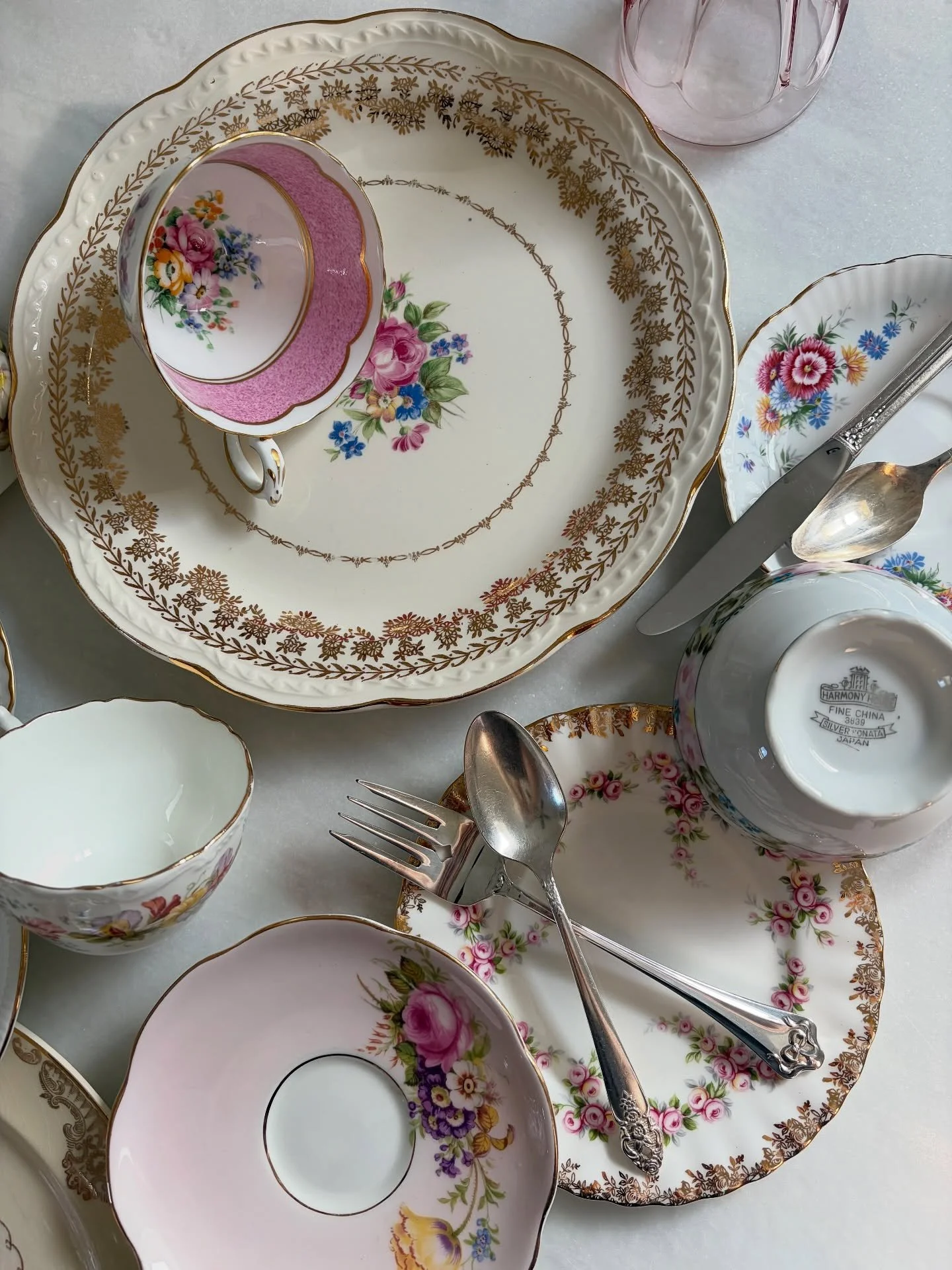 A bridal shower tea party fit for a bride with timeless taste 💕☕✨

She dreamed of soft pinks, gold rims, and all the delicate floral details&mdash;and we were thrilled to bring it to life! Each teacup, saucer, and plate told its own story, pulled to