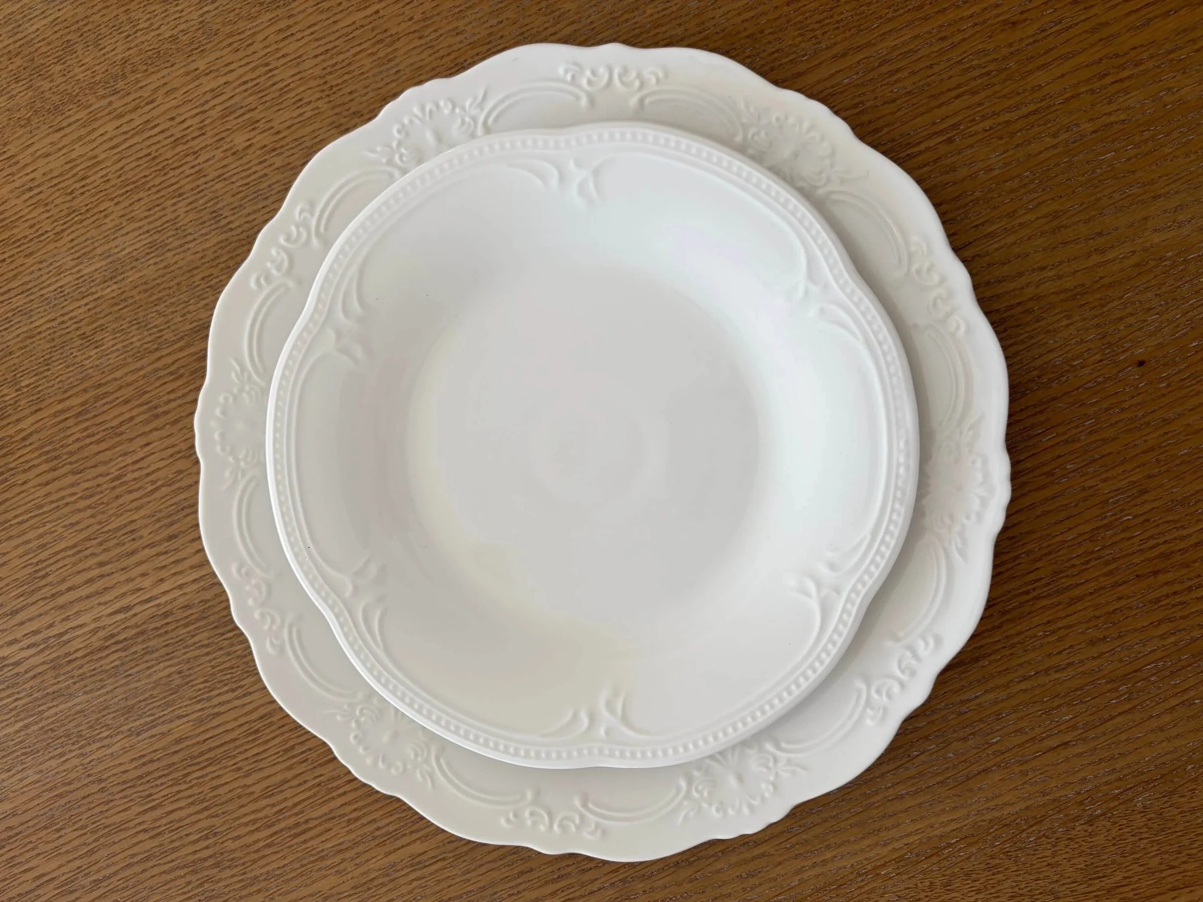 Vintage White Plate Rental Collection - Mixed Vera and Eloise.jpg