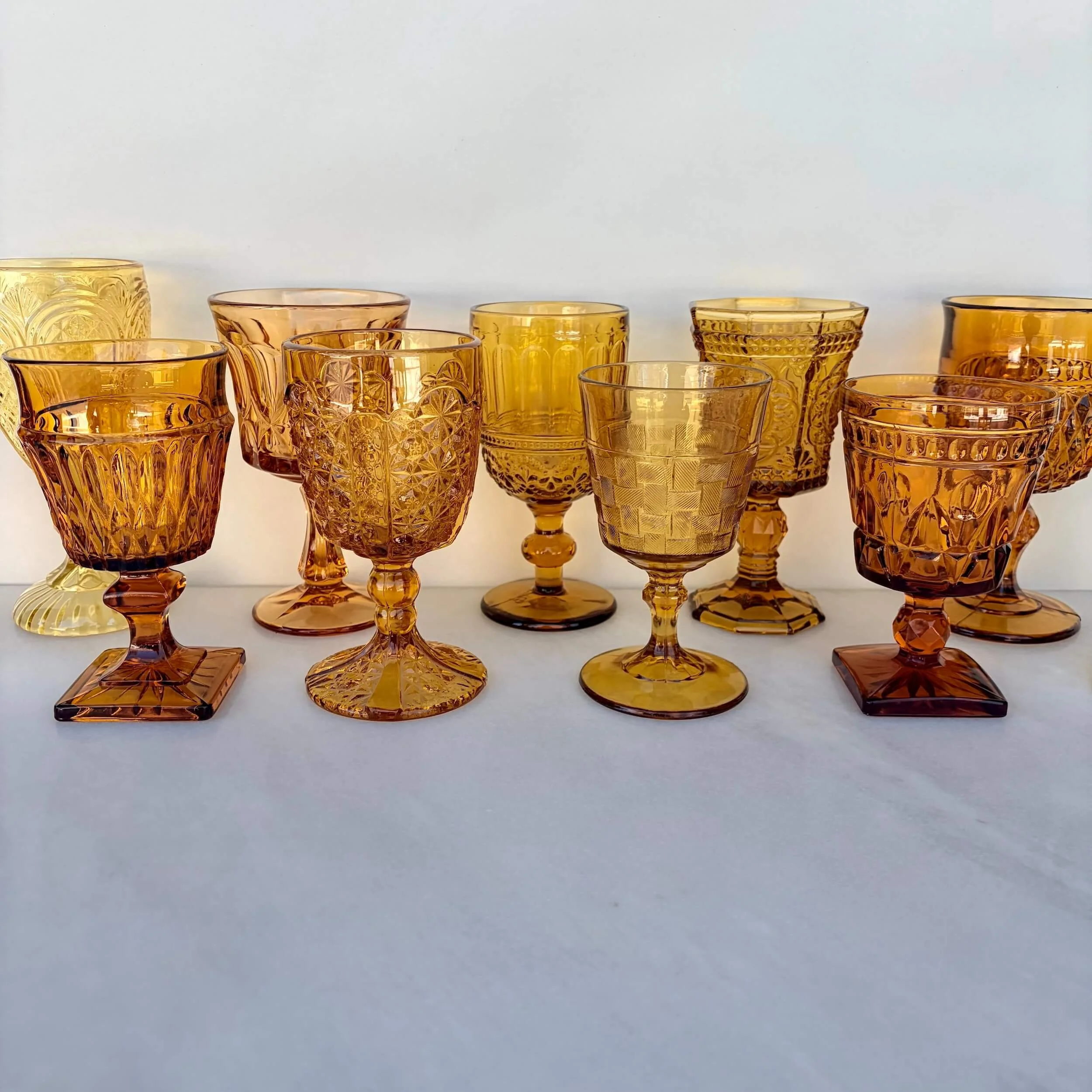 Amber Goblets Display for Rent.jpeg