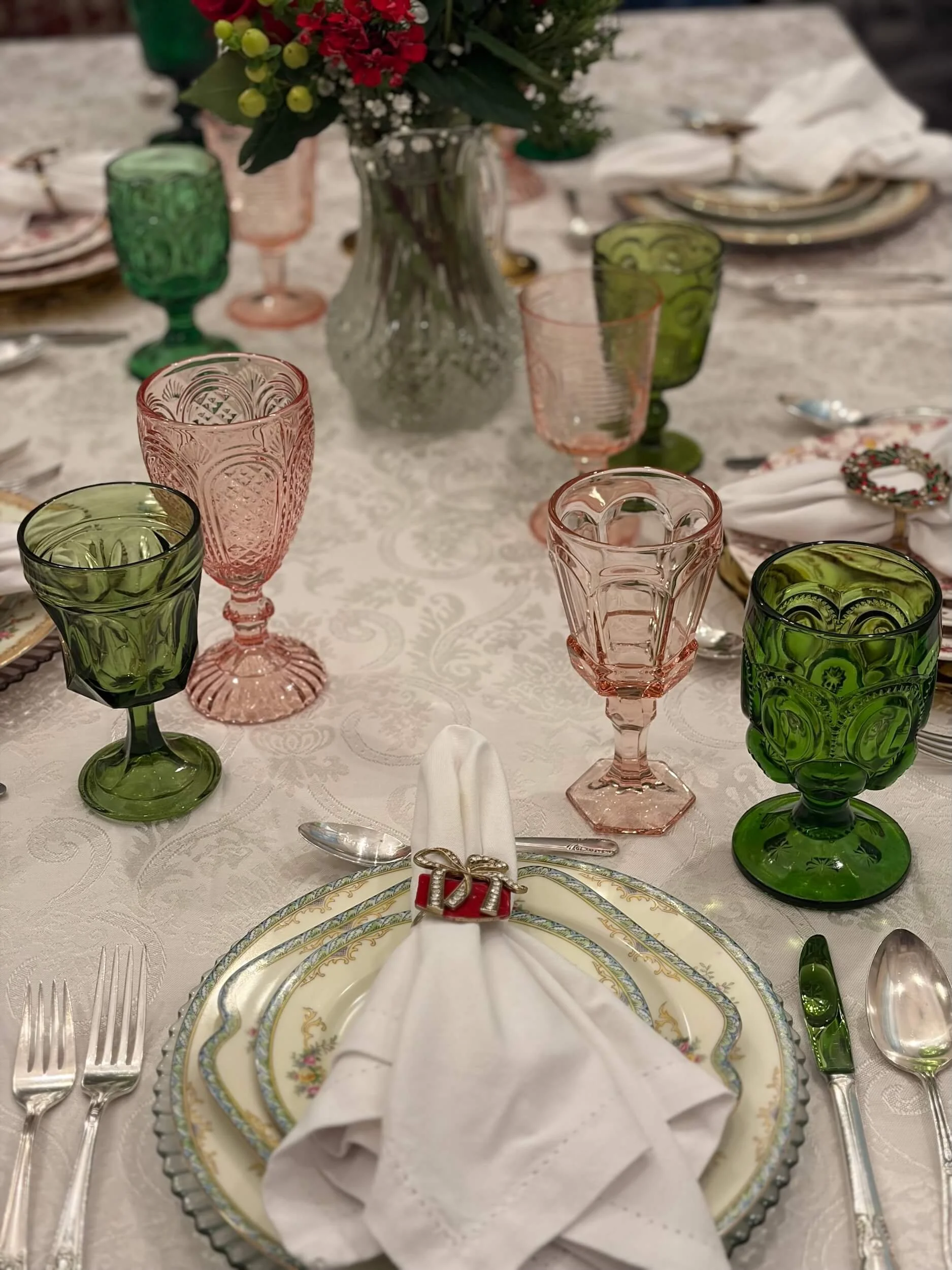 Pink and Green Goblets for Christmas Dinner copy-2.jpeg