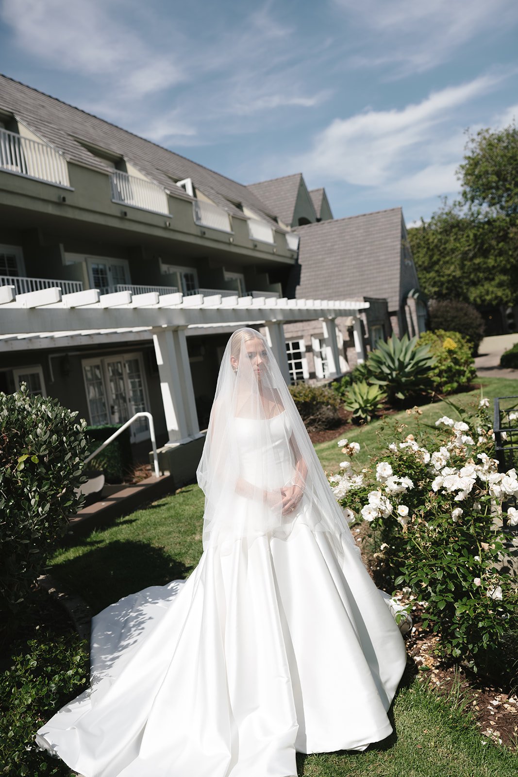 A portrait of the bride.