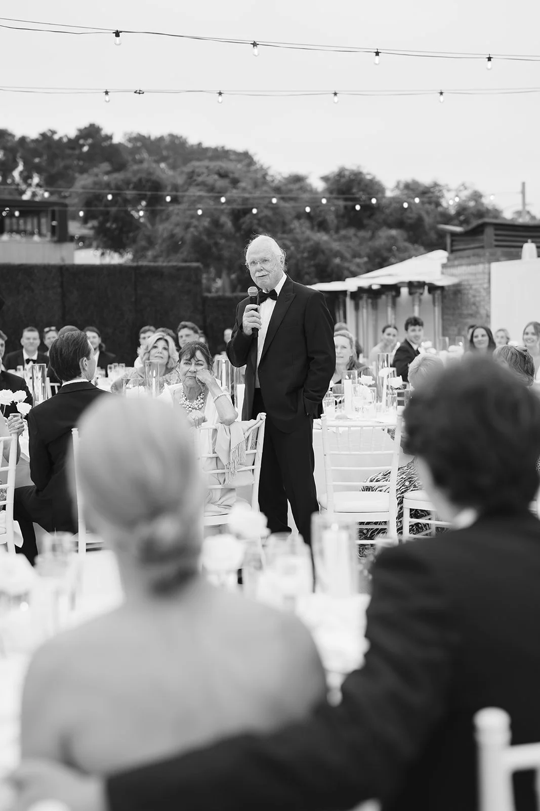 A man giving a speech