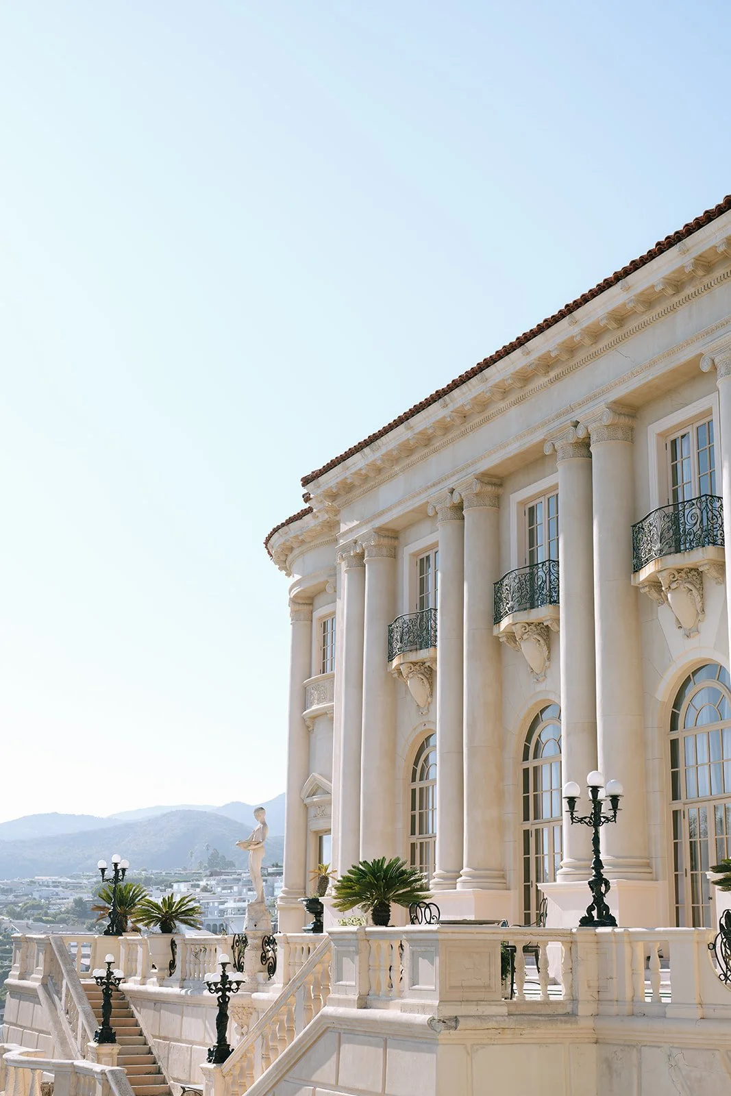 Renaissance inspired architecture in Malibu
