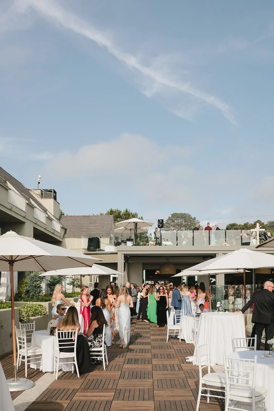 Guests at the cocktail hour