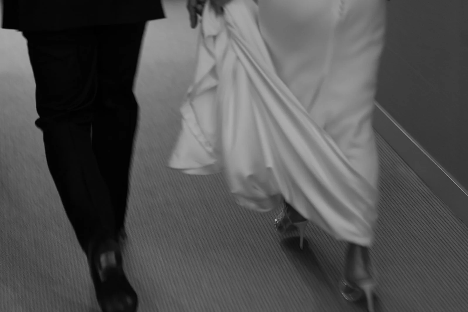 candid blurry wedding photos motion bride and groom couple