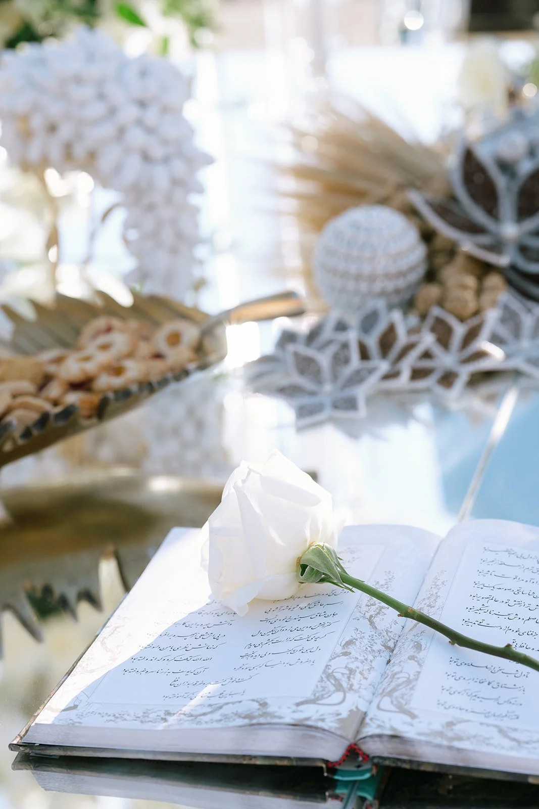 iranian persian wedding details sofreh aghd book