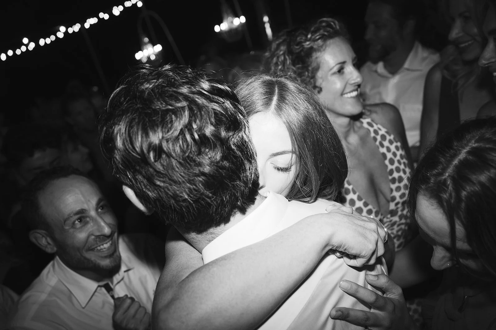  A tender, candid moment on the dance floor. Digital. 