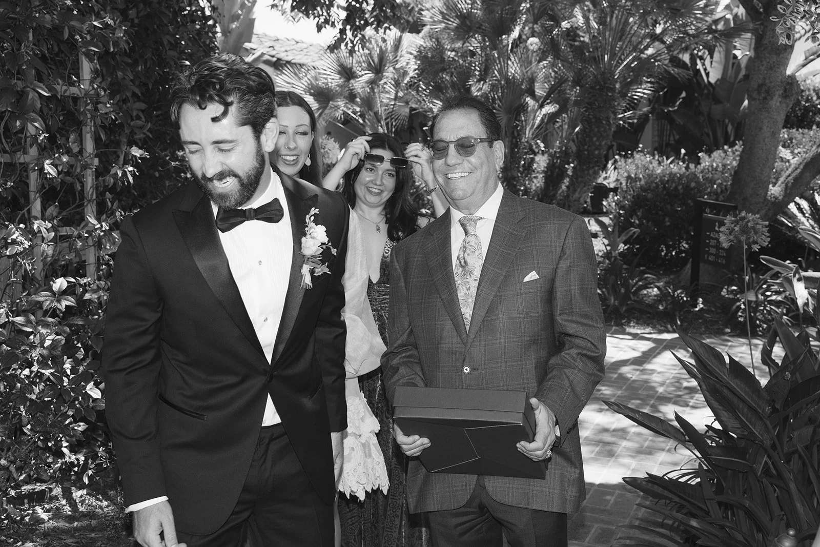  A candid moment with the groom. 