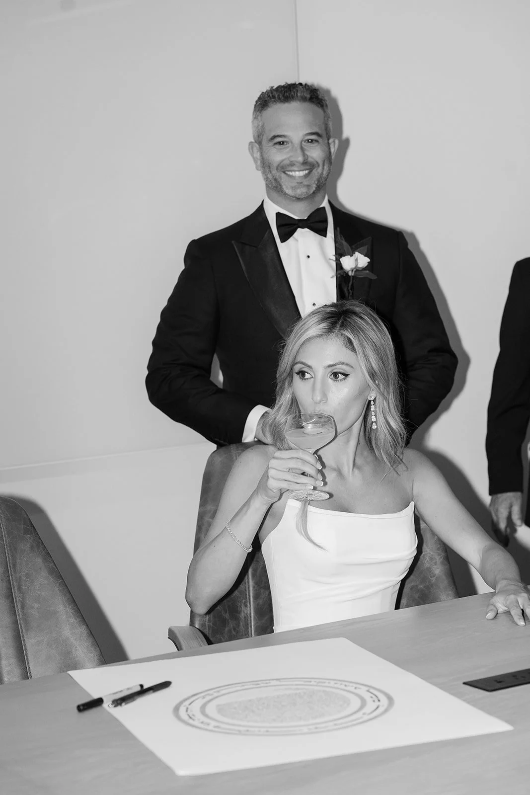 candid photos signing ketubah wedding day documentary style editorial modern luxury