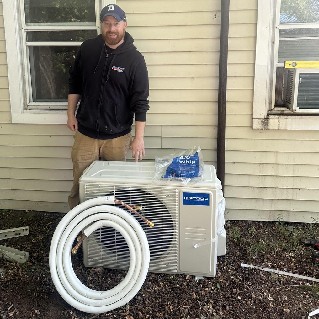Heat pump mini splits can be a big investment so if you have carpentry skills and are very knowledgeable in electrical, MrCool DIY kits might be just what you need. I helped this customer install his today and it was a pretty smooth project for him. 