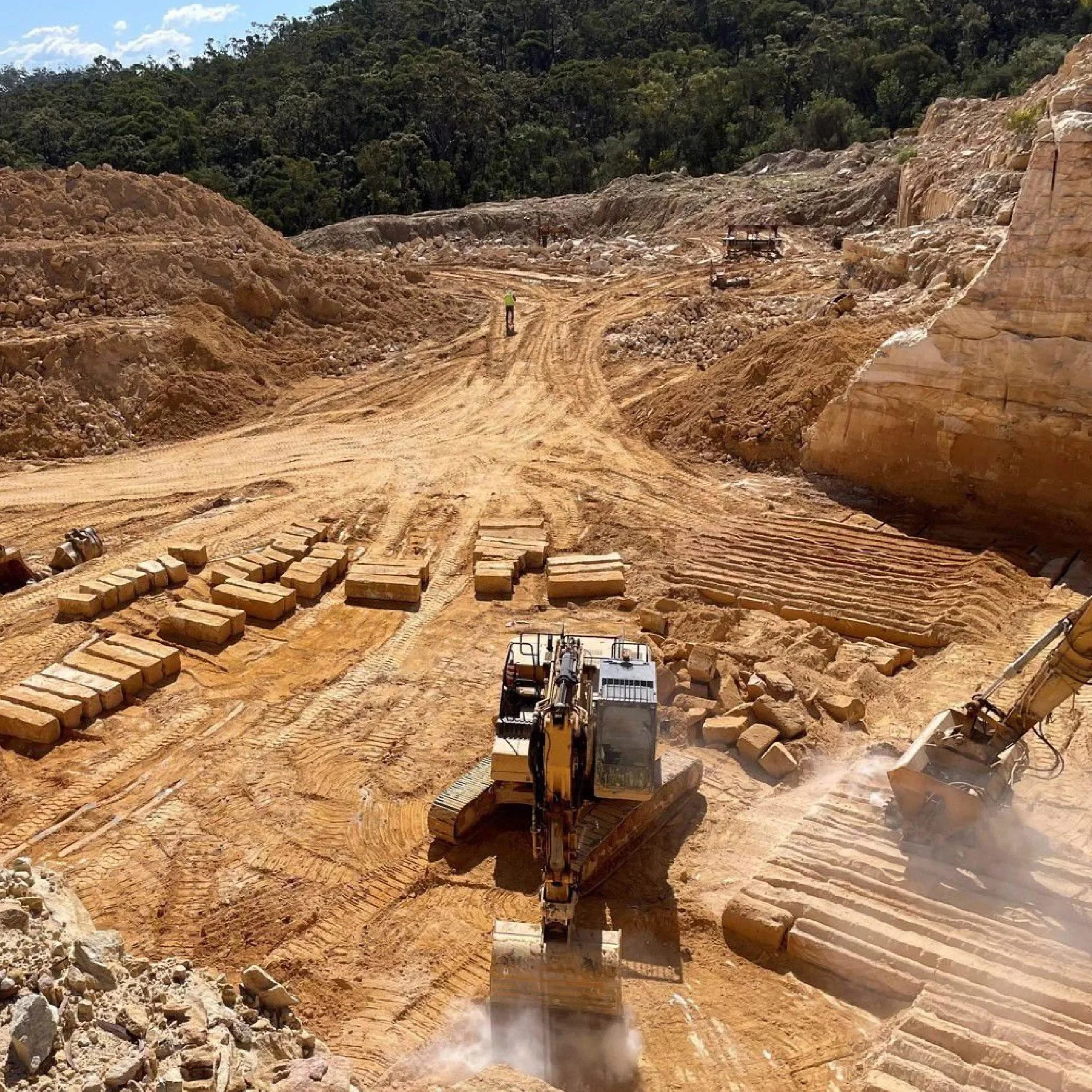 Dimension Sandstone Quarry for Sale – Maroota NSW