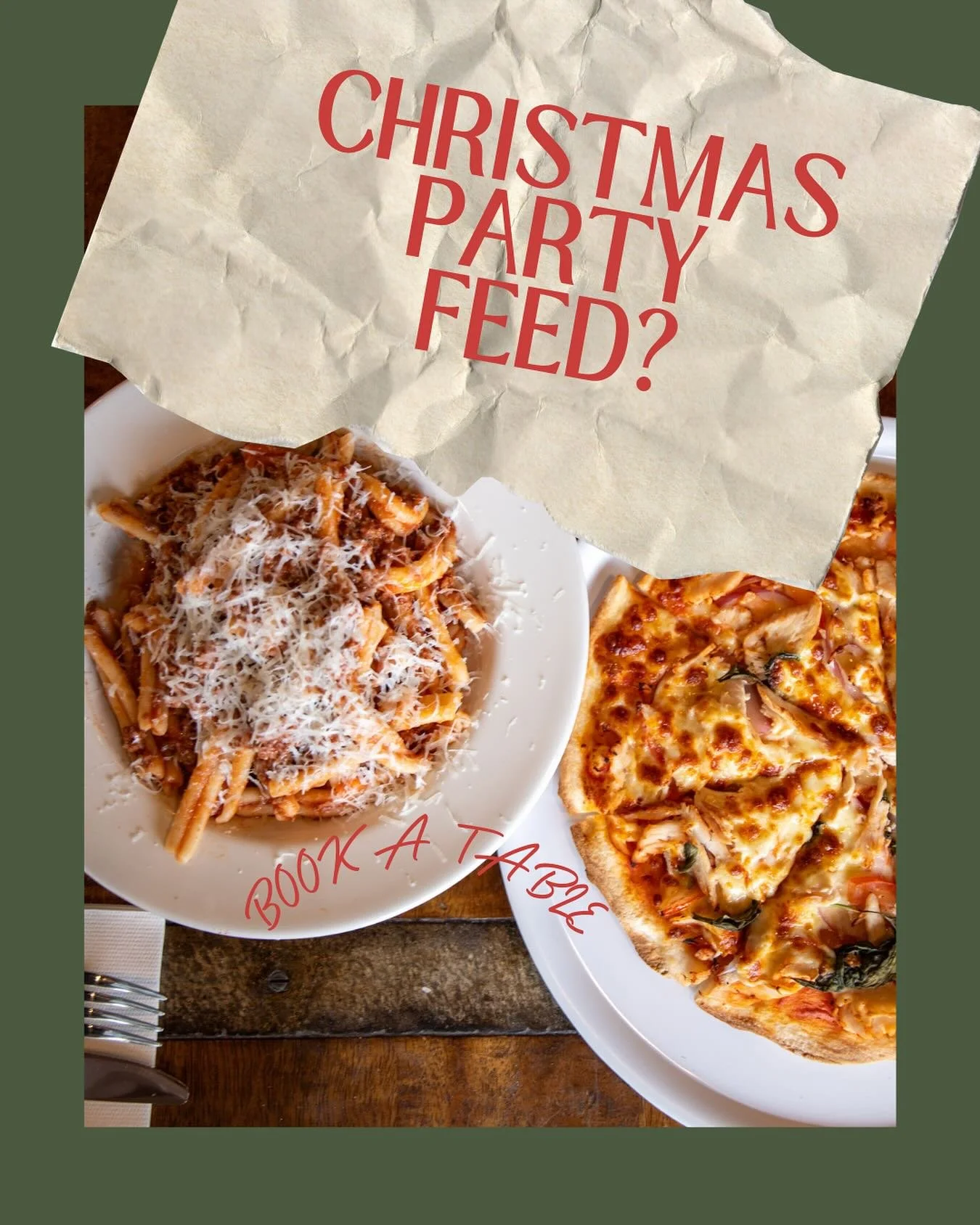 🎅Christmas catch ups, work parties, family get togethers? We&rsquo;ll feed the whole crew!

🎄 Book a table online or call us (December fills up quick)

🎁 Big takeaway/delivery order? We&rsquo;ve got special deals for large groups so you can roll i