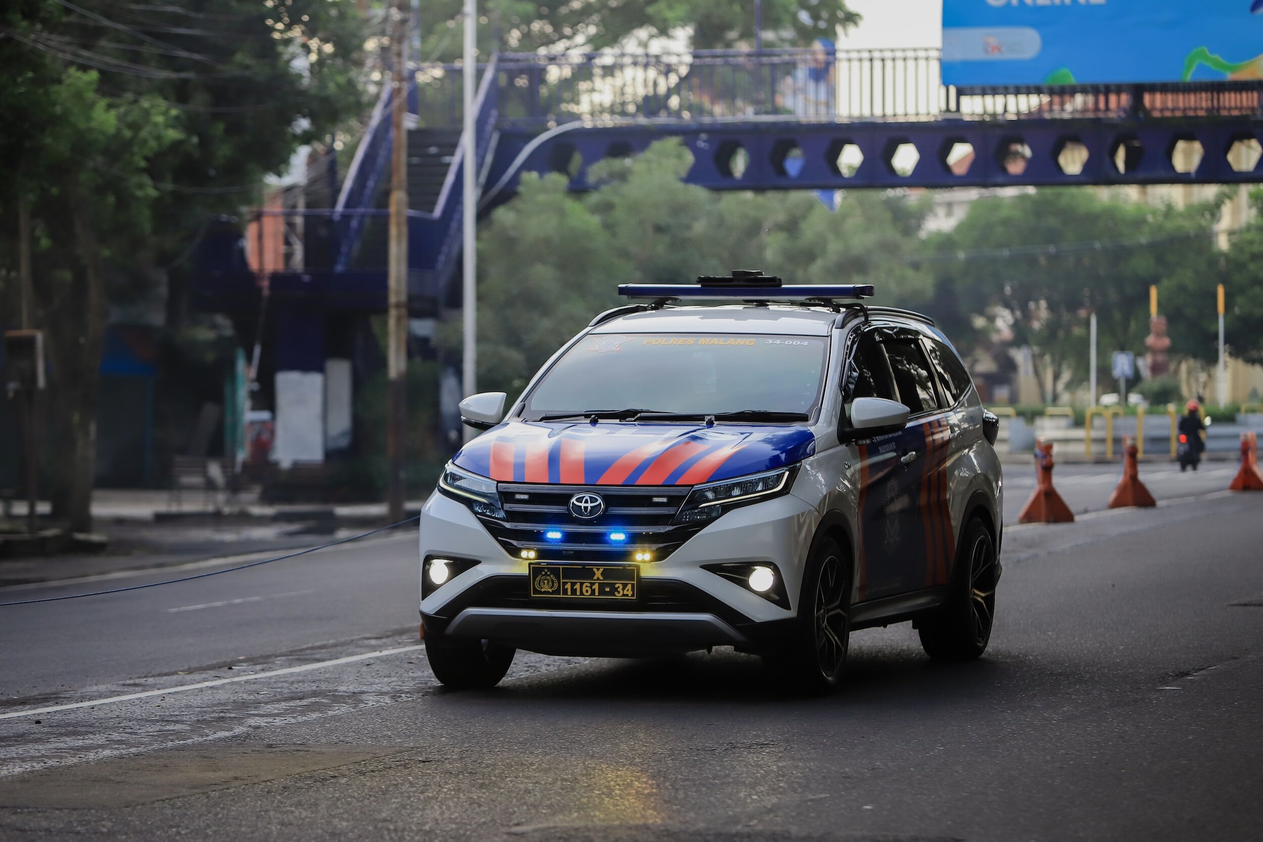 a police car