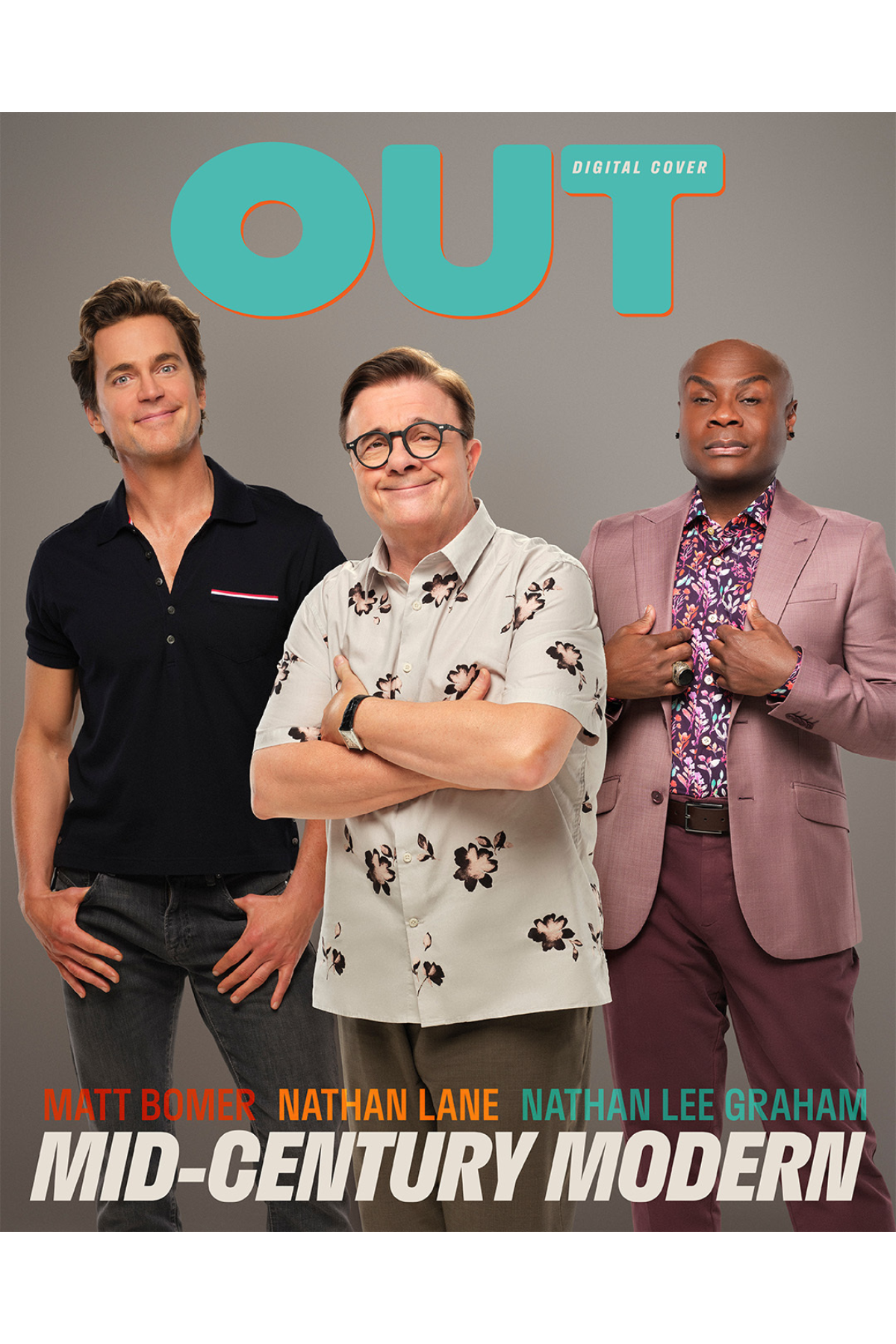 Matt Bomer, Nathan Lane, and Nathan Lee Graham in Mid-Century Modern