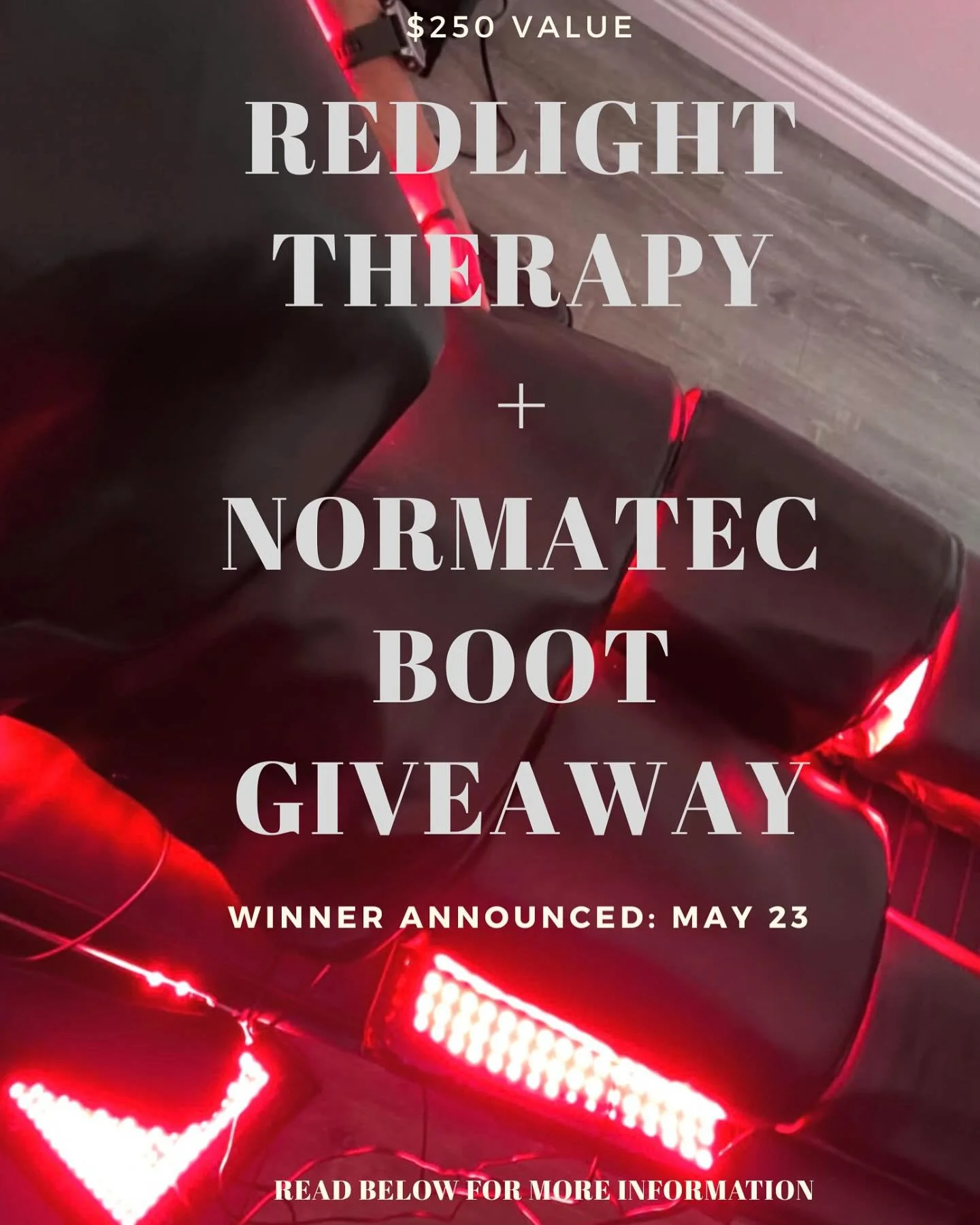 How to enter:

2 entries:
- Tag a friend in the comments section
- Share one of my posts and tag me

3 entries:
- Post a video on your story of you doing 10 pushups and tag me

5 entries:
- Write a google review, existing patients only 

Winner will 