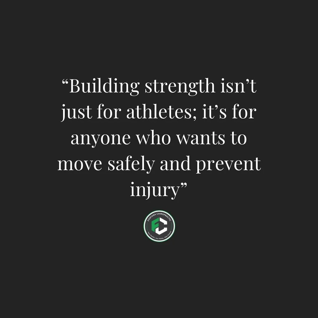 Invest in your health TODAY to keep moving well for years to come💪🏼

#FontanaChiropractic #MoveWell #Strength #Performance #Proactive